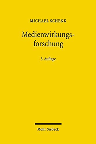 Medienwirkungsforschung Medienwirkungsforschung