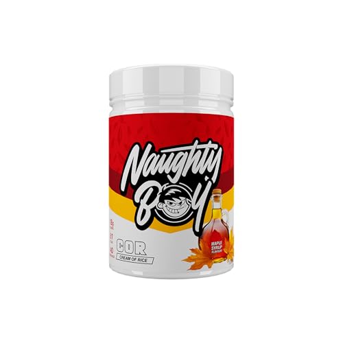 Naughty Boy Cream of Rice 40 Servings - Cream of Rice Supplement Clean Carbs For Optimal Performance Incredible Taste & Easy To Digest Low Sugar Low Fat Vegan Friendly 1kg - Maple Syrup