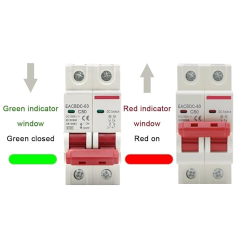 Evite cortocircuitos en paneles con este disyuntor solar CC 1000V 2P 16A mcb 3