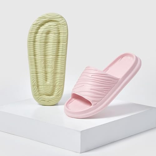 Pillow Slippers for Women Men Slide Sandals Shower Shoes Cloud Slides Cushion Thick Sole4