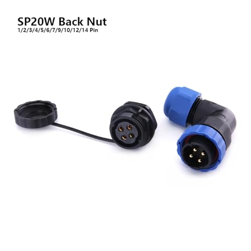 Conector SP20 IP68 codo contra roturas de cable en curvas estrechas de cajas eléctricas 2