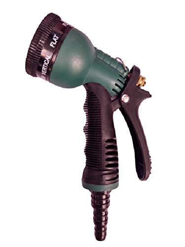 Sakoraware Garden Hose Nozzle Spray Gun Water Sprinkler with 8 Adjustable Watering Patterns- Suitable for Watering Lawn and Garden Car Bike Pets cleaning– (Black and Green) (B08TB31777) Amazon Price History, Amazon Price Tracker