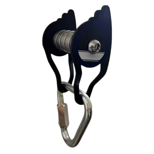 slacklines ziplines Pulley Kit - Steel Pulleys with Six Rollers, Backyard Adventure Equipment | Outdoor Zip Line Pulley System, Easy Install Strong Load Capacity Set for Children, Boys, Girls