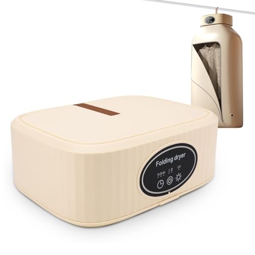 Séchoir Portable - Sèche-Linge avec Minuterie pour Camping-car,Mini