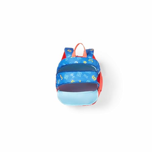 Image of American Tourister Wiggle | 26 Ltrs | 2 Compartments | Bottle Pocket | Ergonomic Padded Back Panel & Shoulder Straps | Kids Backpack | 1 Year International Warranty | Champ Coral Blue