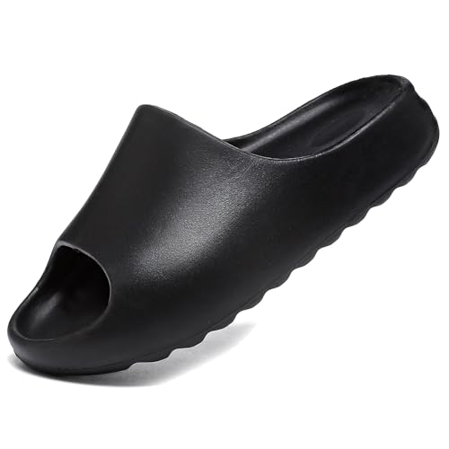 SHASINGGE Kids Cloud Slides for Boys Girls Non-Slip Soft EVA Thick Sole Shower Pillow Slippers Comfy Open Toe Bathroom Pool Summer Beach Sandals