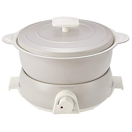 Recolte Electric Pot Multi Cooker Pot Duo Fete Oyster White Rpd 3w Japan Domestic Genuine Products Ships From Japan Buy Online In Gambia At Desertcart
