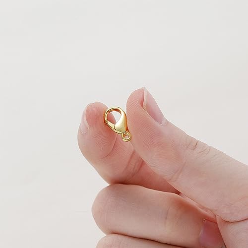 50-Piezas-Cierre-De-Mosqueton-100-Piezas-Anillas-Abiertas-cierre-pulsera-enganches-para-pulseras-para-hacer-llaveros-para-DIY-Llaves-ColgantesPlata