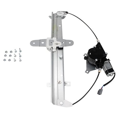 Image of TRQ Rear Right Power Window Regulator & Motor Assembly Passenger Side Compatible with 1998-2011 Lincoln Town Car