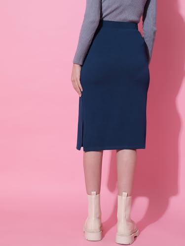 Image of KOTTY Women's Solid and Printed Skirts - A-Line || Pencil || Midi || Maxi || Knee-Length || Flared || Asymmetric Styles for Chic and Comfortable Fashion