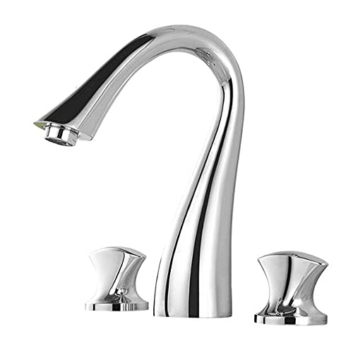 Mitigeur de lavabo 3 trous en laiton fini les fuites et le calcaire