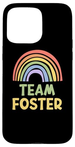 Happy Colorful Team Foster Rainbow Pride Green Yellow スマホケース iPhone 15 Pro Max 用