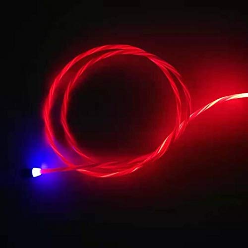 USB-Kabel Lademagnet Ladeadapter Durchfluss Optisches magnetisches Micro-USB-Kabel Typ c Ladetelefonleitung 8-polig