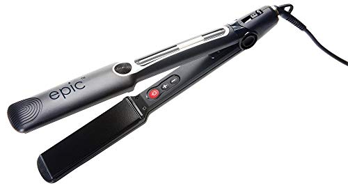 Epic Medium Flat Iron Ceramic Hair Straightener for All Hair Types, 1.3 inch