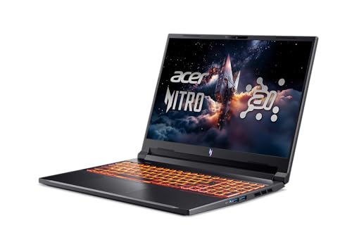 Acer Nitro V 16 AI Copilot+ PC Gaming Laptop | AMD Ryzen AI 5 340 Processore | NVIDIA GeForce RTX 5060 Laptop GPU | 16" WUXGA IPS 180Hz Display | 16GB DDR5 | 512GB Gen 4 SSD | Wi-Fi 6E | ANV16-61-R2QY - Notebook - Immagine 11