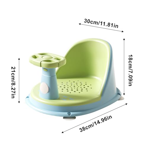 Non-Slip Toddler Bath Seat for Baby & Newborns, Non-Slip Toddler Safety Bath Tub Chair | Baby Bath Seat for Babies 6 Months & Up - Image 4