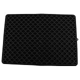 Utilisations multifonctionnelles : mesurant 78,7 x 32,5 cm, cet élégant tapis gris est parfait non seulement pour sécher la vaisselle, mais aussi comme tapis de machine à café, tapis d'alimentation pour animaux de compagnie ou même comme tapis de litière pour chat.