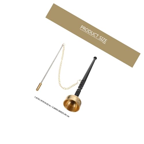 DECORNIJIA Yin Qing de Cobre Pequeño Mango de Madera,