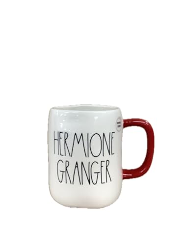 Rae Dunn Harry Potter Coffee Tea Ceramic Mug, Hermione (The Brightest Witch of her Age)
