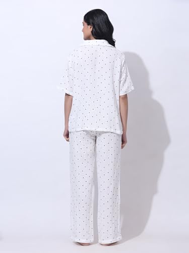 Image of B STORIES Women's Cotton Pyjama Set | Comfort and Relexed Nightsuit for Ladies