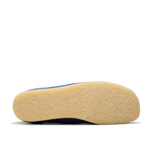 Clarks Clarks - Mens Wallabee Boot Low Boot, Color Blue Suede, Size: 7 M US