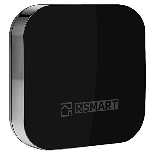 Smart Controle Universal Inteligente RSMART Wi-Fi Infravermelho - Compatível com Alexa, 2021, Preto