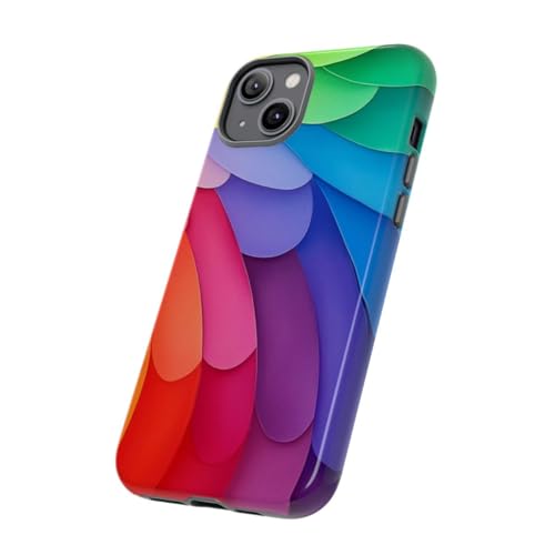 Coque arc-en-ciel iPhone 14 Plus multicolore idéale pour illuminer vos sorties - 2