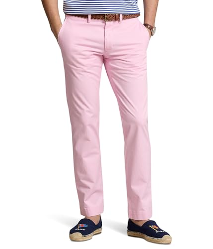 POLO RALPH LAUREN Men's Stretch Slim Fit Washed Chino Pants