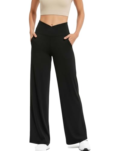 Save $4 on Naimula Women's Wide Leg Yoga Pants with Code NZ3I9YOJ