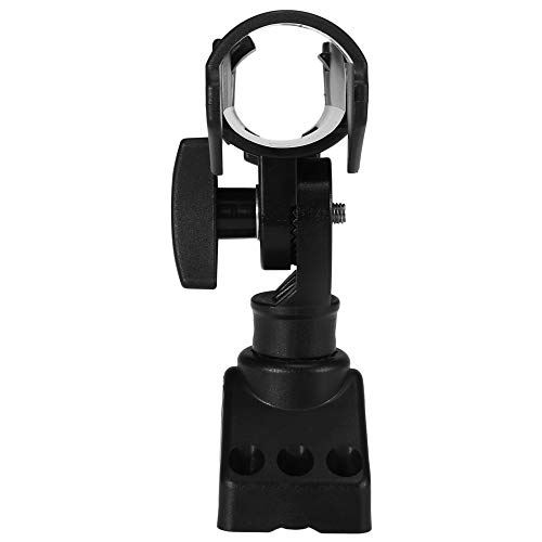 KKmoon Suporte ajustável para varas de barco de pesca Rack 360 graus giratório caiaque suporte para