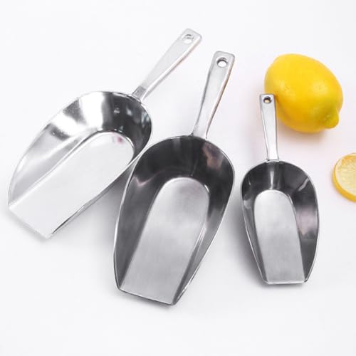 Pala de aleación de aluminio reutilizable para hielos y cocina 5