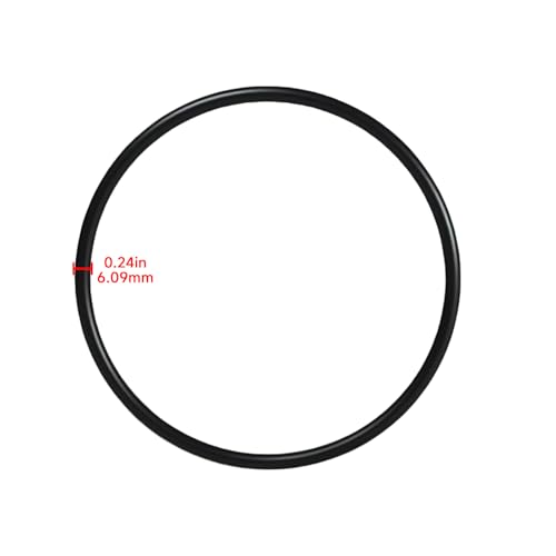 Image of Compatible with Fluval A20038 A-20038 O-Ring Motor Head Seal Gasket for Fluval 104 105 106 107 204 205 206 207 A440 A443 Canister Filters, Replacement Leakproof Rubber Motor Head O Ring, 2 Pack