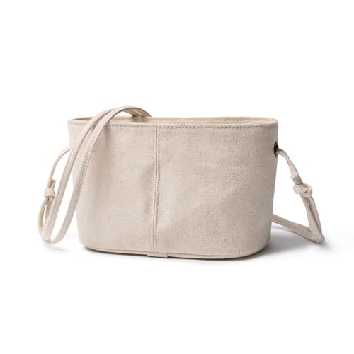 Canvas bag, trendy bag, leisure and all-match art student shoulder bag, women's messenger small square bag