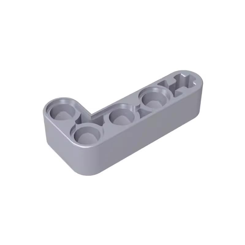 Gobricks GDS-671 Technic Beam 2 x 4 L-Shape Thick 50PCS Compatible with Lego Toy 32140 42137 DIY Parts and MOC Components for Major Brick Brands Color:Flat Silver 315
