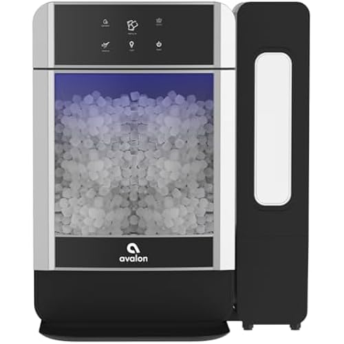 Avalon Nugget Ice Maker Chewable Ice 38 lbs Per Day, One Click Operation, Large Ice Storage, 1 Gallon Water Tank
