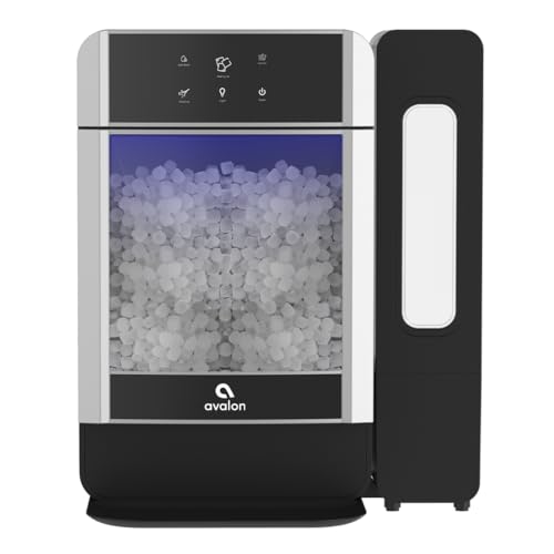 Avalon Nugget Ice Maker Chewable Ice 38 lbs Per Day, One Click Operation, Large Ice Storage, 1 Gallon Water Tank