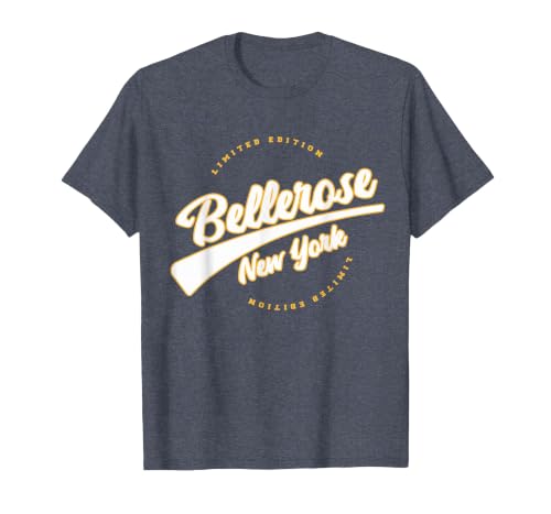 Retro Athletic Bellerose NY Clothing T-Shirt, Men, Heather Blue, Small