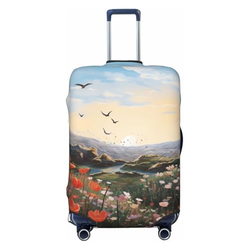 Housse de valise anti-rayures noire et lavable pour protéger vos bagages de soute