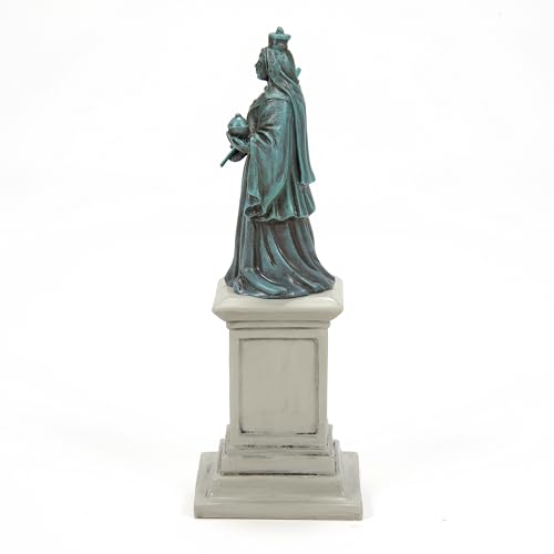 Monumento a Su Majestad Dickens Village figura coleccionista tallada con precisión 6
