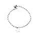 Joyería Pulseras Joyería Ins Minority Star Pulsera S925 Plata de Ley Temperamento Cadena de Mujeres Cinco Puntas Estrellas Joyería Pulsera Joyería, talla única, Plata, Sin piedras preciosas