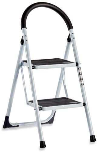 TIENDA EURASIA Escalera Plegable 2 Peldaños