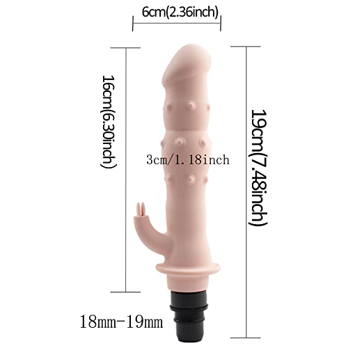 Fredorch Massage Gun Heads Deep Tissue Massager Attachments, Portable Accessories For Back Neck Muscle Relieve,Head For Handheld Electric Body Muscle Massager Attachment (18Mm-19Mm, Flesh B) #TOP1