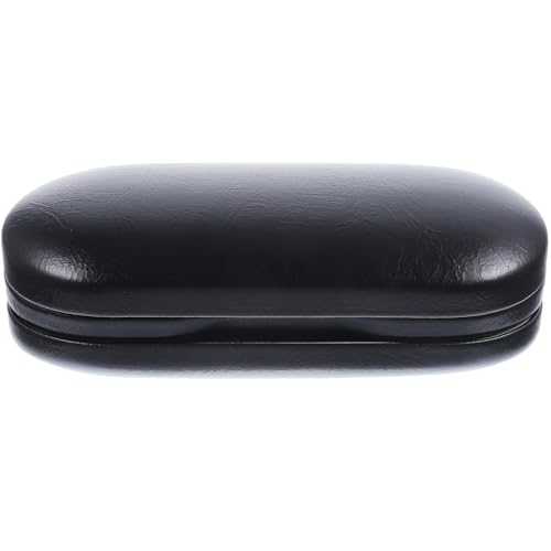 Étui à lunettes double couche noir résistant et portable
