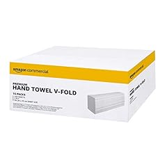 AmazonCommercial Singlefold (V-Falz / ZZ-Falz) Papierhandtücher, 2-lagig Deinked, 3750 Blätter (250 Blätter, 15-er Pack), Blattgröße: 24 x 23 cm, H3-Spender Kompatibel