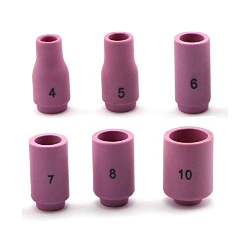 Weldingcity 10-Pk Ceramic Cup 13N11 (#7, 7/16") For Tig Welding Torch 9, 20 And 25 Series In Lincoln Miller Esab Weldcraft Ck Everlast #TOP3