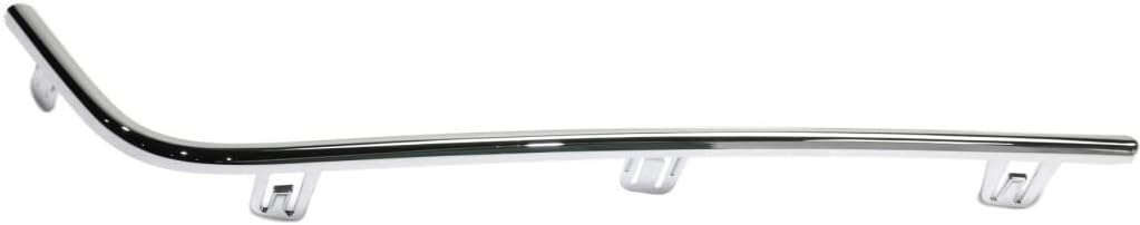 For Acura TL 2012 2013 2014 Bumper Grille Molding Passenger Side | Lower | Made of PP Plastic | Chrome | Replacement For AC1039100 | 71121TK4A00