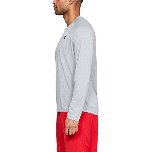 Under Armour Under Armour Men's Tech 2.0 Novelty Long Sleeve T-shirt, Halo Gray (014)/Black, Large