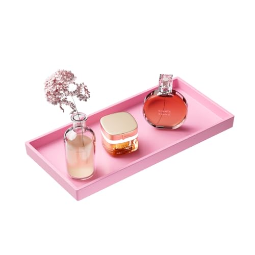 Mriluvy Vanity and Bathroom Tray, 9.8" ABS Countertop Organizer,Waterproof Vanity