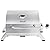 Royal Gourmet GT1001 Stainless Steel Portable Grill, 10000 BTU BBQ Tabletop Gas Grill with Folding Legs and Lockable Lid, Outdoor Camping, Deck and Tailgating, Silver
