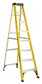 Ladder 8' Fiberglass Step Ladder, 250-lb Capacity Industrial Home Improvement Tools Workshop Equipments Workshop Equipment Ladders, Stepladder, Stair, Factory, Plant, Works, Manufactory, Shop.